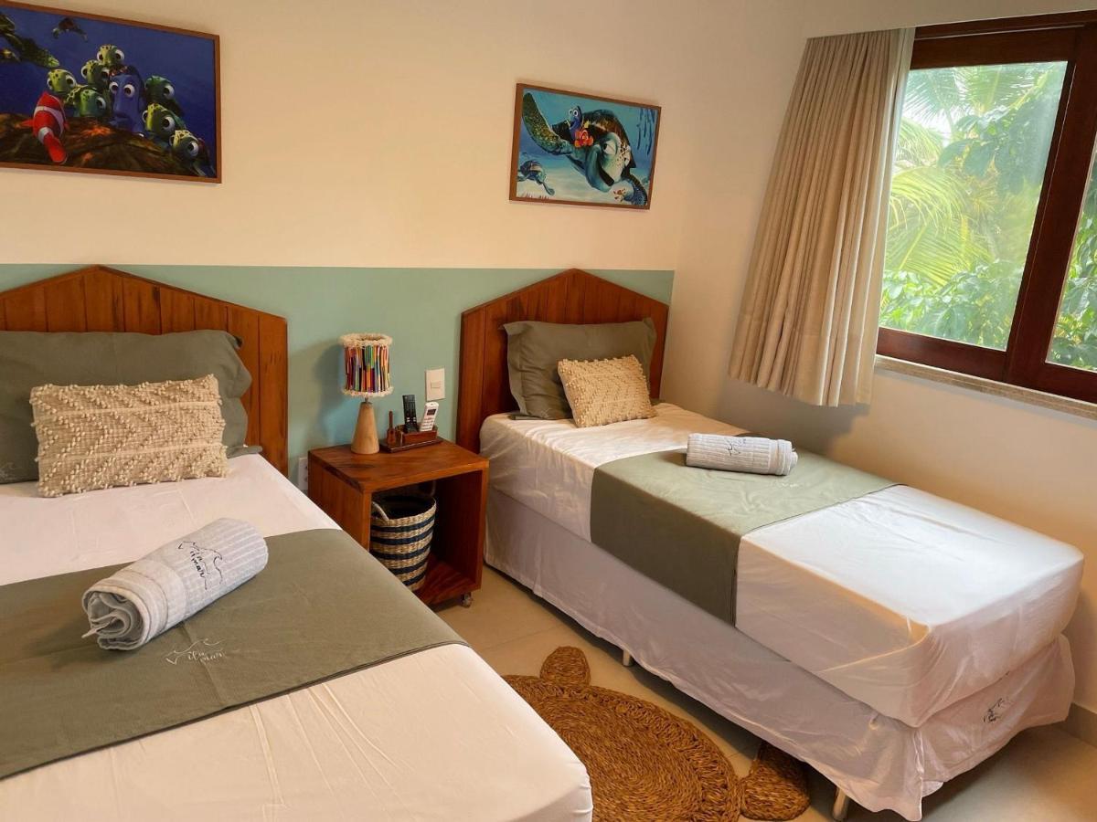 Ap Vila Mar Pe Na Areia Com Vista Para O Mar E Piscina Барра-Гранде Экстерьер фото